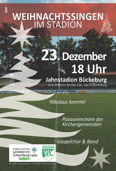 Weihnachstsingen im Stadion